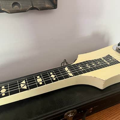 1950s Supro Lap Steel Guitar with Case image 5