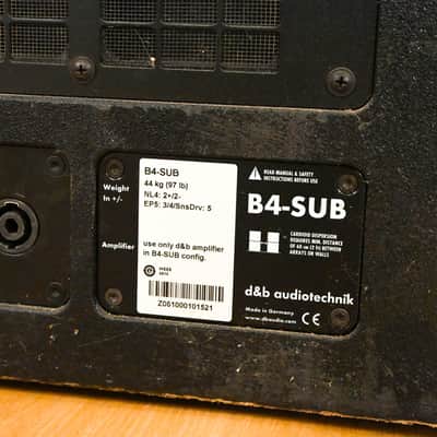d&b audiotechnik B4-SUB Cardioid Subwoofer CG01Y7M *ASK FOR SHIPPING* image 5