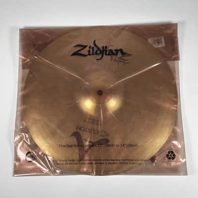 Zildjian 14" A Custom Hi-Hats Set Top & Bottom image 4