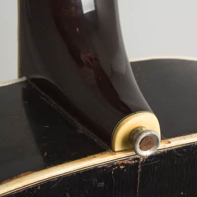 Epiphone Deluxe Arch Top Acoustic Guitar (1931), ser. #5016, black hard shell case. image 16