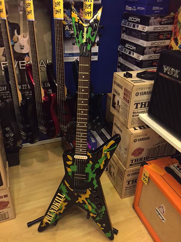 Washburn Trendkill Dimebag Dime 333 signed *mint* black hardware