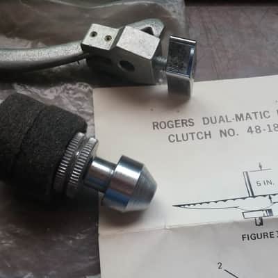 Vintage Rogers SUPREME Drop Hi Hat Clutch 70s NICE Dual-Matic 48-1801 Original Booklet NO TARIFFS !! image 9