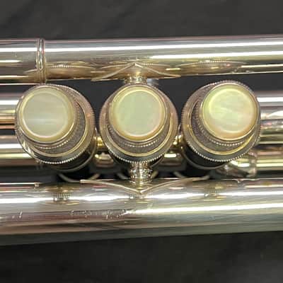 Silver Plated Vincent Bach 229 Large Bore ‘C’ Trumpet 25H Lead Pipe image 10