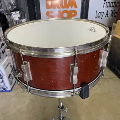 1960 Ludwig Auditorium 6.5"x15" Snare 471M - Mahogany image 8