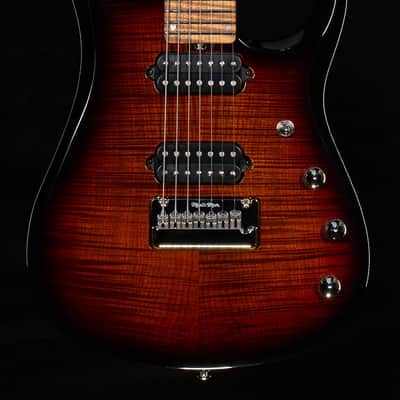 Ernie Ball JP15 7 String Tiger Eye Flame Top (864) image 3