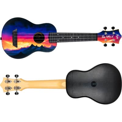 Flight TUS-EE SUNSET Elise Ecklund Signature Travel Soprano Ukulele New - Sunset image 5