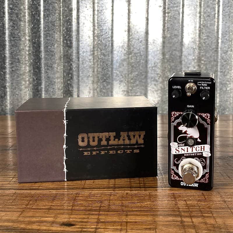 Outlaw Effects The Snitch Distortion Guitar Effect Pedal image 1
