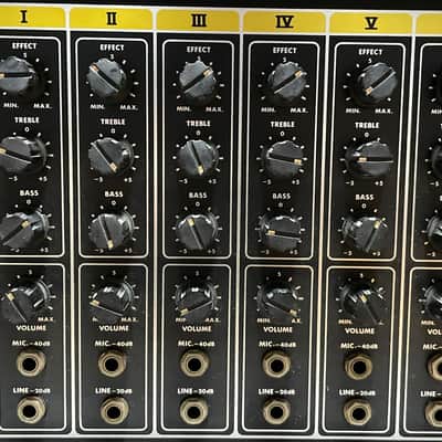 Evans MA-610E Vintage Powered Mixer Analog Delay/Spring reverb