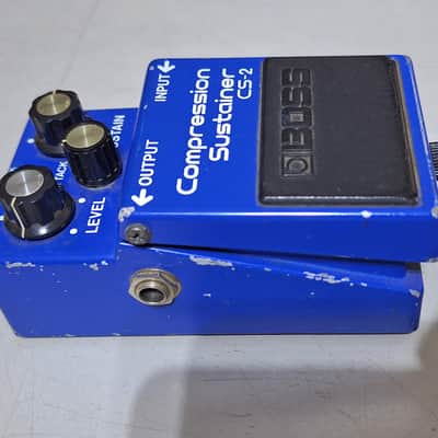 Boss CS-2 Compression Sustainer (Black Label) 1981 - 1989 - Blue