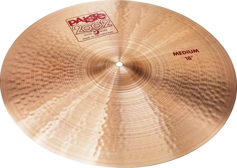 Paiste 2002 Series Medium Crash Cymbal, 18" image 1