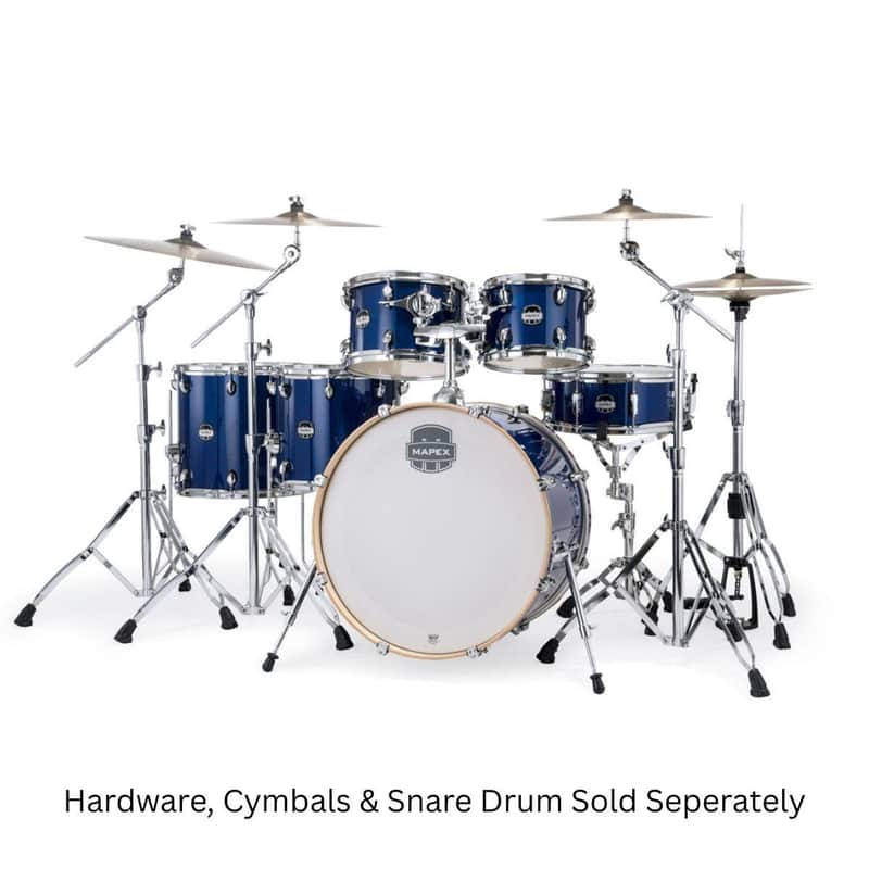Mapex Mars Maple 5-Piece Rock Shell Kit, Midnight Blue
