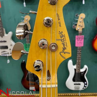 Fender American Professional Classic Jazz Bass, Maple Fingerboard, Faded Dakota Red Bild 10