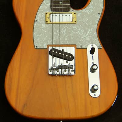 Immagine XX-wide 1-7/8" wide(48 mm) nut Telecaster-Style Natural Butterscotch Blonde Ash + Maple/Ebony Neck+ X-Light 6. lb. Weight +Treble-Bleed+ Grover 406C Locking Tuners + Frets Leveled, Crowned and Polished + Mini-Humbucker+ Pearl Guard PLUS Full Setup! - 2
