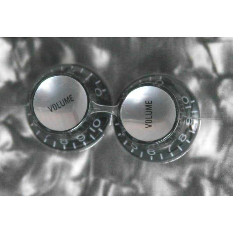 Allparts PK-0184-023 Reflector Cap Knobs (2) image 1