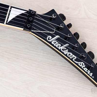 2008 Jackson Stars Soloist SL-TN01EMG Trans Black w/ Flame Maple Top, EMG 81 & Floyd Rose, Japan image 4