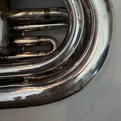 Blessing BM311S Silver-Plated Marching Baritone – Good Condition, Original Case image 3