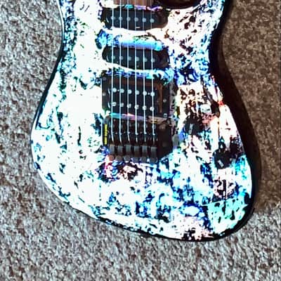 Vintage Fernandes Electric guitar super Strat copy made in japan haloflash image 1