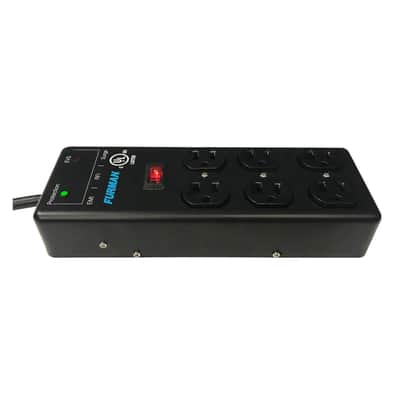 Furman SS6B-PRO 6 Outlet 2X3 15A AC Surge Protector Strip Blocks 2 Pack image 2