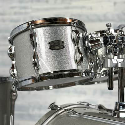 Yamaha Recording Custom 5pc Drum Set 22/10/12/14/16 Silver Sparkle image 3