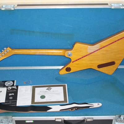 Gibson Explorer Allen Collins 2003 - Lynyrd Skynyrd - Tom Murphy Aged Custom Shop - Korina - Yamano model ! image 12