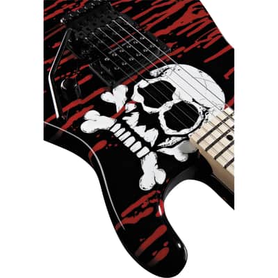 Charvel Warren DeMartini Signature San Dimas Electric Guitar - Blood and Skull image 3