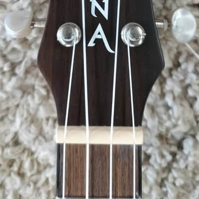 Luna UKE TRIBAL Tenor Size Mahogany Acoustic Ukulele - Satin Natural image 6