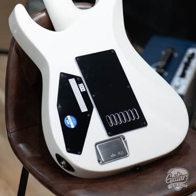ESP E-II M-II 7B Baritone 7-String Evertune Guitar w/ Case–Pearl White (B-stock) image 7
