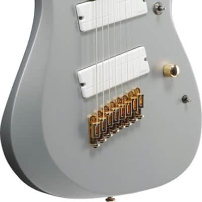 Ibanez RGD Axe Design Lab Multi-scale 8 String Electric Guitar - Classic Silver Matte (RGDMS8CSM) image 2