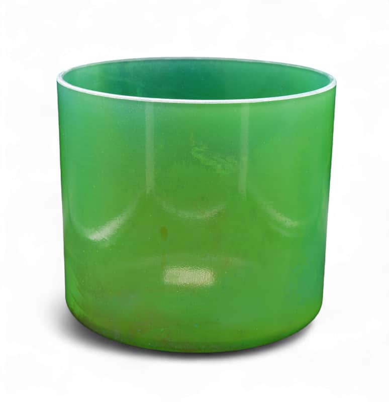 Crystal Tones 8" Chrysoprase Quartz Crystal Singing Bowl (G#4-15) image 1
