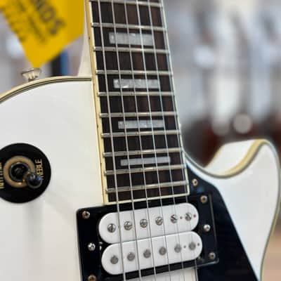 Epiphone Les Paul Custom Pro - Rosewood Fingerboard, Alpine White, Used image 6