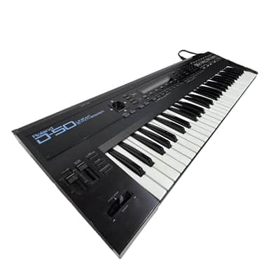 Roland D-50 61-Key Linear Synthesizer 1987 - 1992 - Black image 3