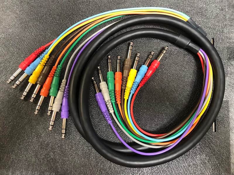 Hosa 8 Channel 1/4" TRS - 1/4" TRS Audio Snake 6 ft
