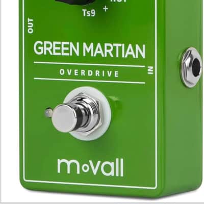 moVall MP105 Green Martian Overdrive Guitar Effect Pedal Because Tone Matters By CalineMoVall MP105 2025 - Green image 2