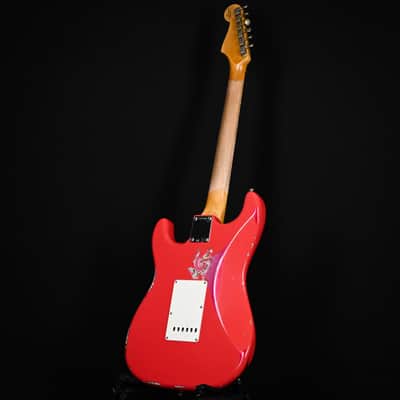 Fender Custom Shop 1962 Stratocaster w/ Josefina Handwound Pickups, Heavy Relic- Fiesta Red/ Pink Paisley 2026 (R143987) image 16