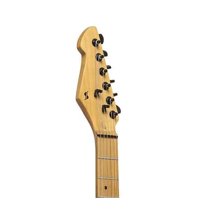 Stagg Metal Series Electric Guitar - Black - SEM-ONE H BK image 5