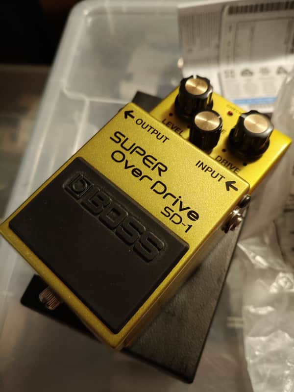 Boss SD-1-B50A 50th Anniversary Super Overdrive 2023 - 2024 - Yellow image 1