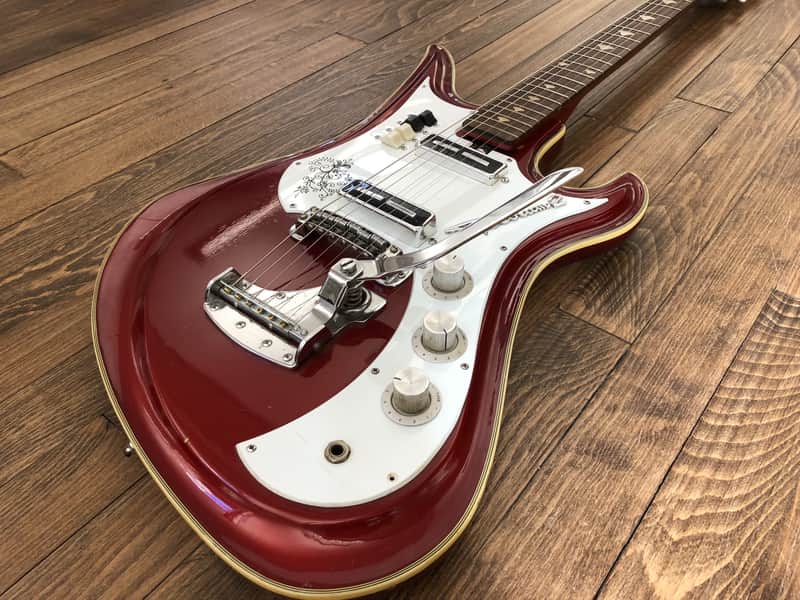 1966 Teisco Spectrum 2 Red Finish | Reverb