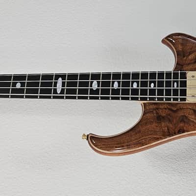 2021 Alembic Mark King Signature Standard Walnut 4 String Bass Guitar image 5
