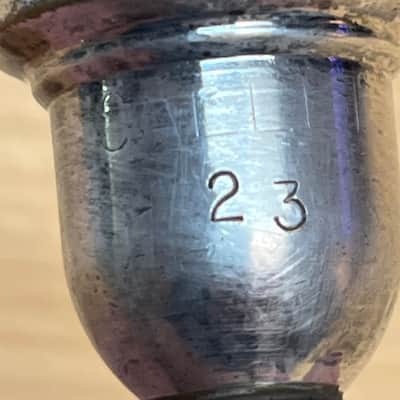 Jerome Callet Number 5 Trumpet mouthpiece Vintage - Silver image 5