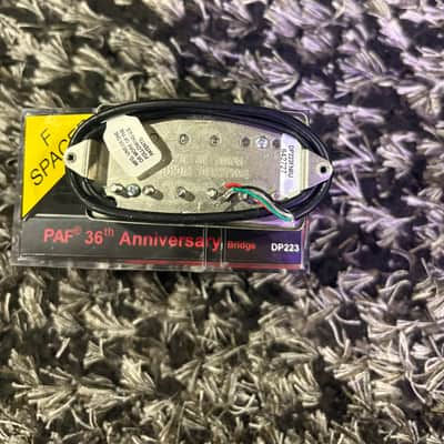 DiMarzio DP223N8 PAF 36th Anniversary Bridge Humbucker - Worn Nickel image 2