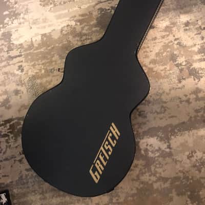 LOADED & CUSTOM” GRETSCH HOT RODDED / RAT ROD 5410t Matte Black … “MINT” … Korean made w/ Quality USA UPGRADES !!! / tvjones Brian Setzer Pups & tvjones wire harness / Tru-Arc Bridge / Quality Grover Locking tuners & high quality Gretsch Case image 11