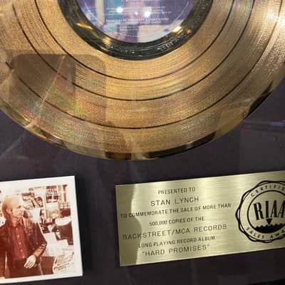 Stan Lynch Tom Petty and The Heartbreakers, RIAA, Hard Promises Gold Record (#10) image 3