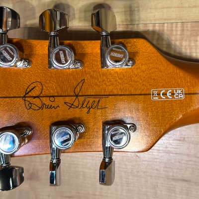 Gretsch G6120T-BSSMK Brian Setzer Signature Nashville Hollow Body '59 "Smoke" with Bigsby 2025 - Smoke Orange image 14