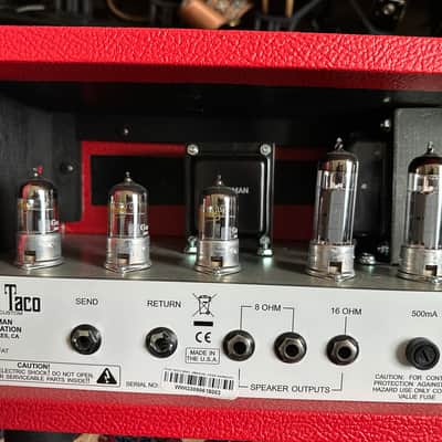 Friedman PT-20 Red Gold Lion tubes image 6