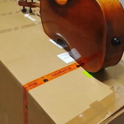 Unbekannt Antikes Barock-Cello aus Schlesien – um 1800 – außergewöhnlicher Klang 1800 - Braun image 4