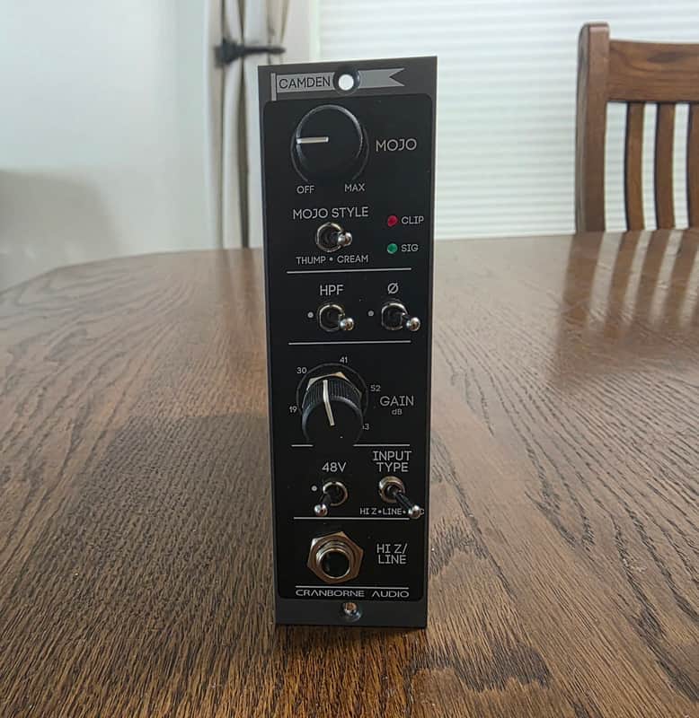 Cranborne Audio Camden 500 Series Microphone Preamp 2020 - Present - Black image 1