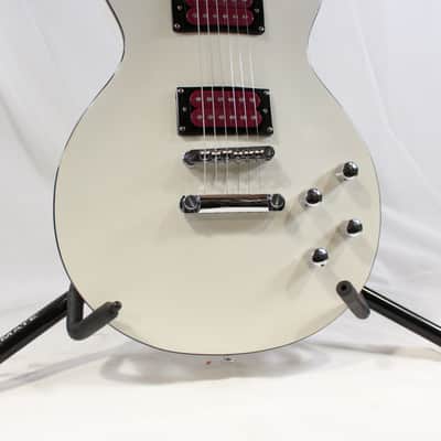 HardLuck Kings Bossman LP Style Electric Guitar in White image 8