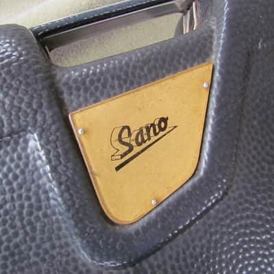 1960's Sano S-90 Semi Hollow Body Guitar W/OHC Cherry Sunburst Made In Italy Sano Wacky Guitar image 2