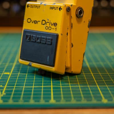 Boss OD-1 Over Drive (Black Label) 1980 - NEC4558 Chip, Black Screw image 1