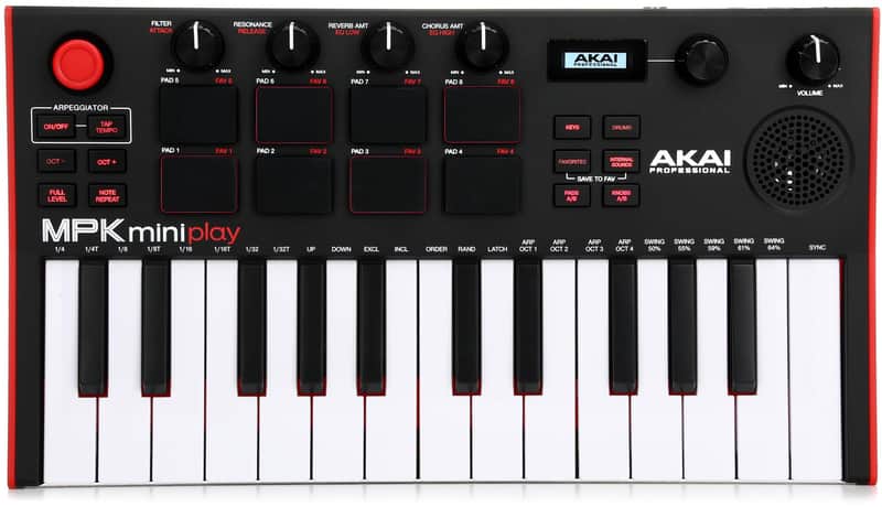 Akai MPK Mini Play MKIII Portable 25-Key MIDI Controller | Reverb